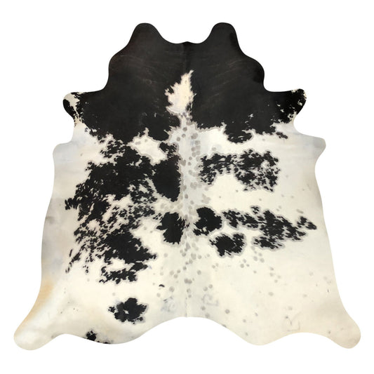Natural Brazilian Cowhide Rug -  Espresso, Ivory & Taupe