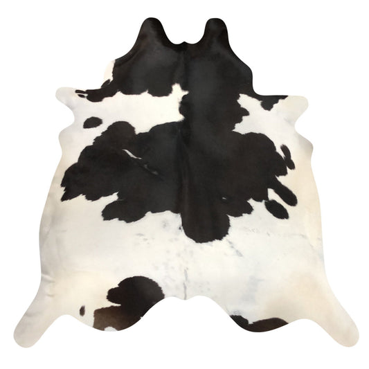 Natural Brazilian Cowhide Rug -  Espresso & Ivory
