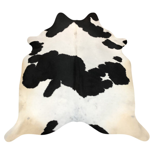 Natural Brazilian Cowhide Rug -  Espresso & Ivory