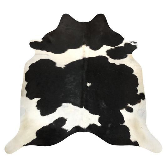 Natural Brazilian Cowhide Rug -  Espresso & Ivory