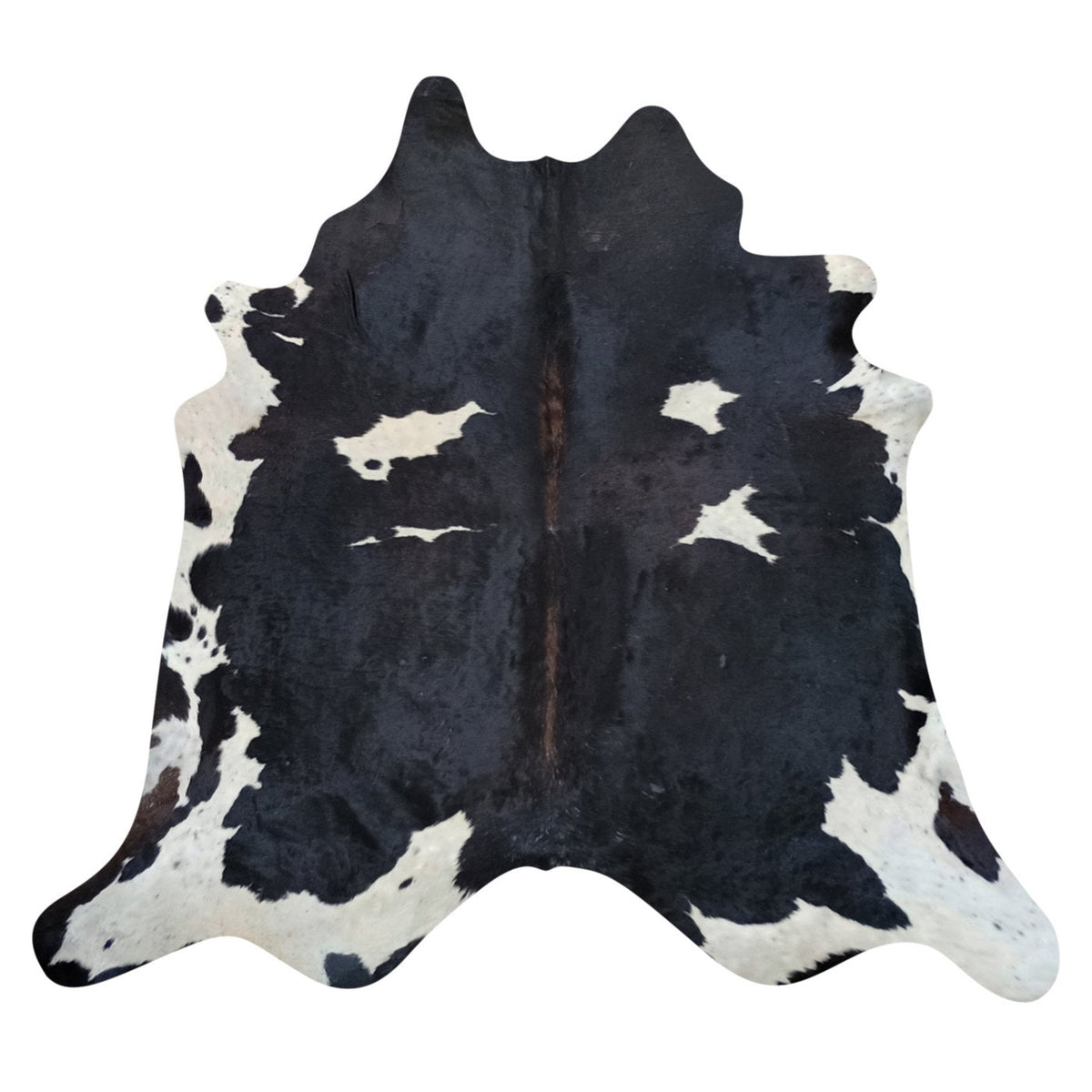 Natural Brazilian Cowhide Rug -  Espresso, Ivory & Mocha