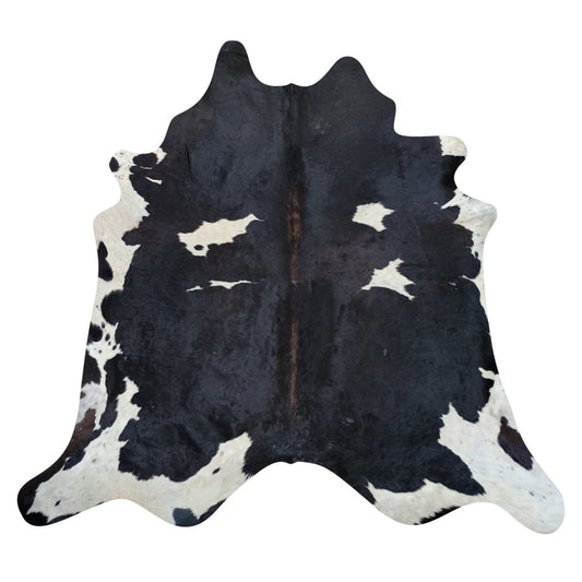 Natural Brazilian Cowhide Rug -  Espresso, Ivory & Mocha