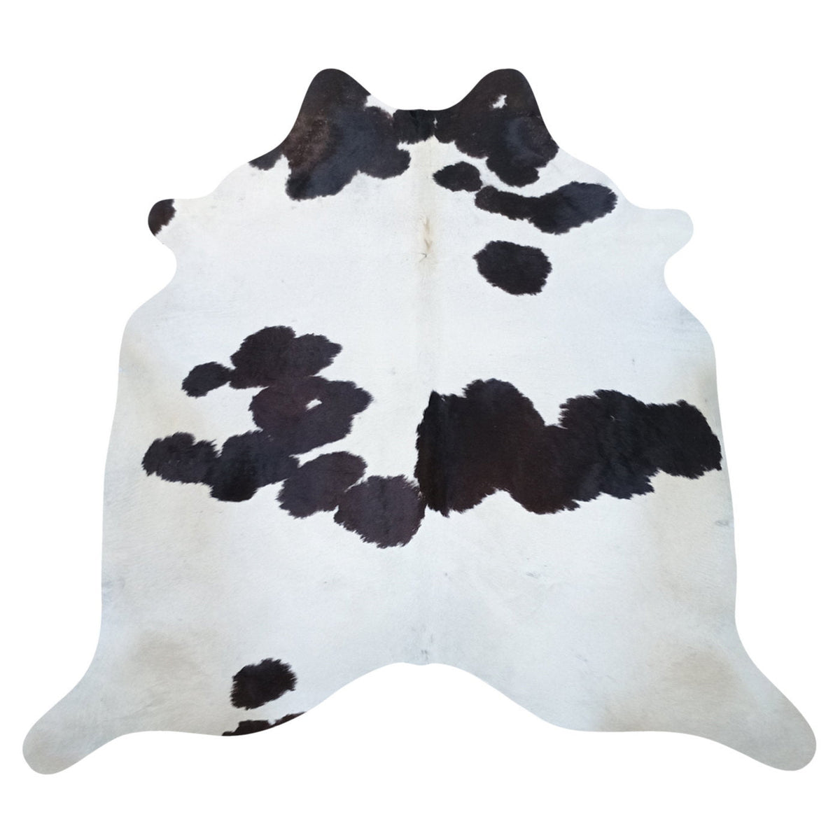Natural Brazilian Cowhide Rug -  Ivory, Espresso & Beige