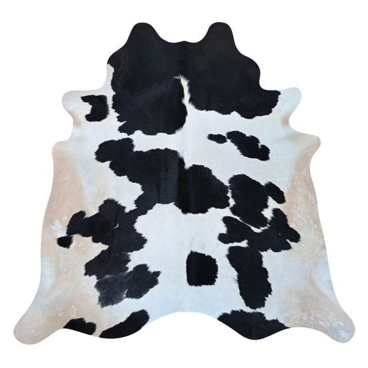 Natural Brazilian Cowhide Rug -  Espresso, Ivory & Caramel