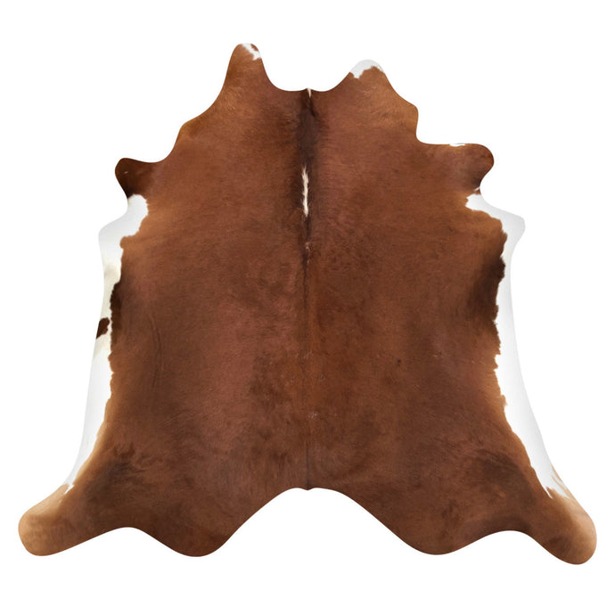 Natural Brazilian Cowhide Rug -  Mocha & Ivory