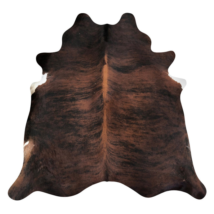 Natural Brazilian Cowhide Rug -  Mocha & Espresso
