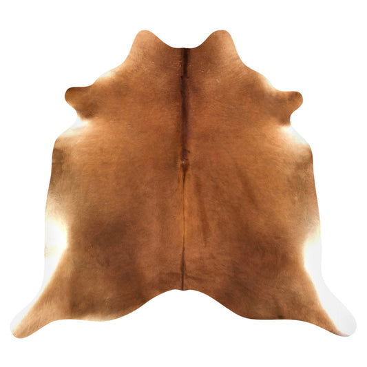 Natural Brazilian Cowhide Rug -  Mocha & Ivory