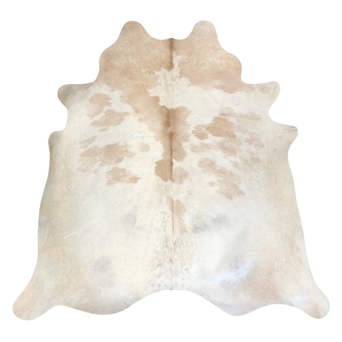 Natural Brazilian Cowhide Rug -  Ivory & Beige