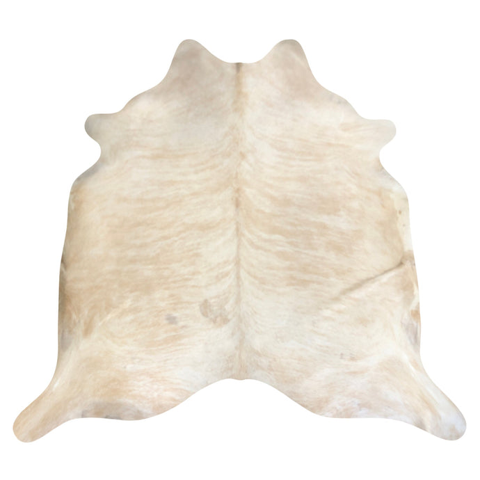 Natural Brazilian Cowhide Rug -  Ivory & Beige