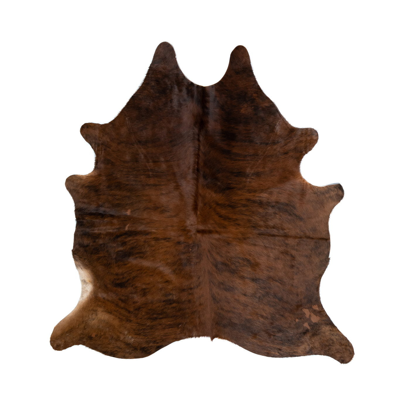 Natural Brazilian Cowhide Rug -  Mocha & Espresso