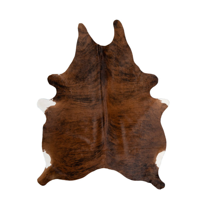 Natural Brazilian Cowhide Rug -  Mocha & Espresso