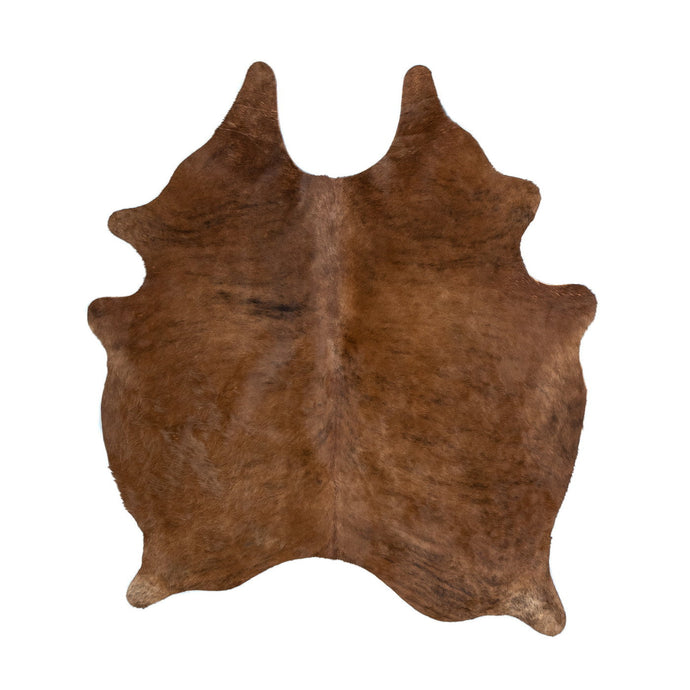 Natural Brazilian Cowhide Rug -  Caramel & Espresso