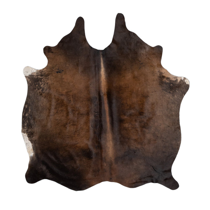 Natural Brazilian Cowhide Rug -  Mocha & Espresso