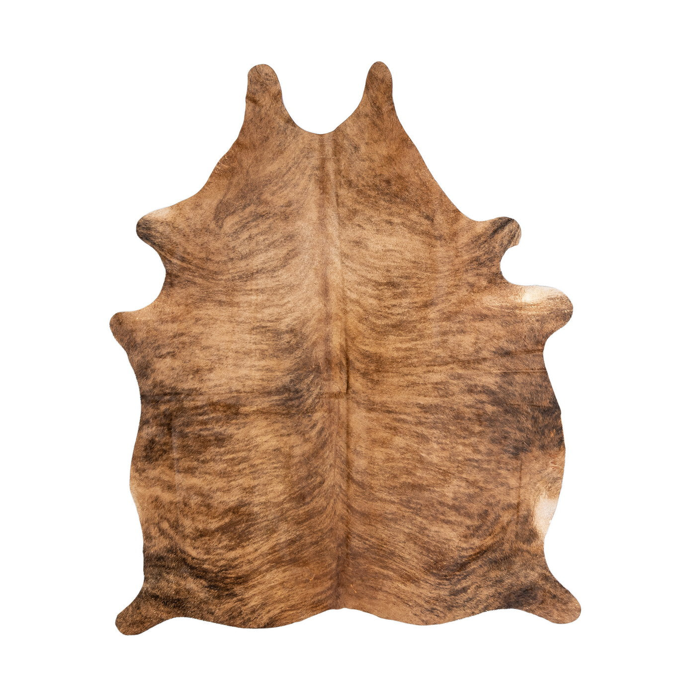 Natural Brazilian Cowhide Rug -  Mocha & Espresso