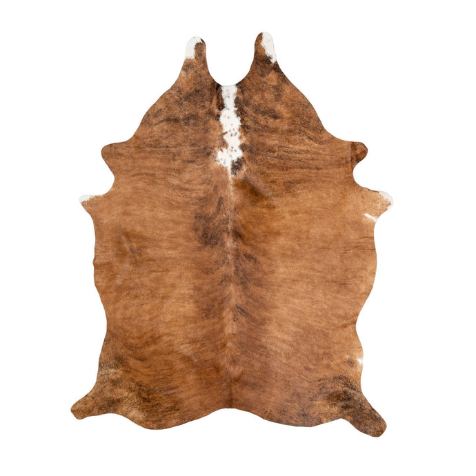 Natural Brazilian Cowhide Rug -  Mocha, Espresso & Ivory