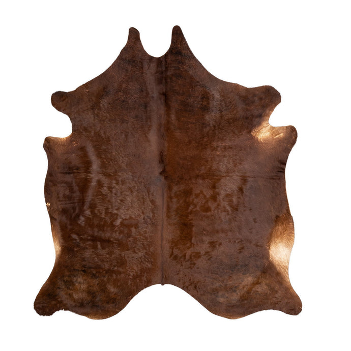Natural Brazilian Cowhide Rug -  Mocha & Espresso