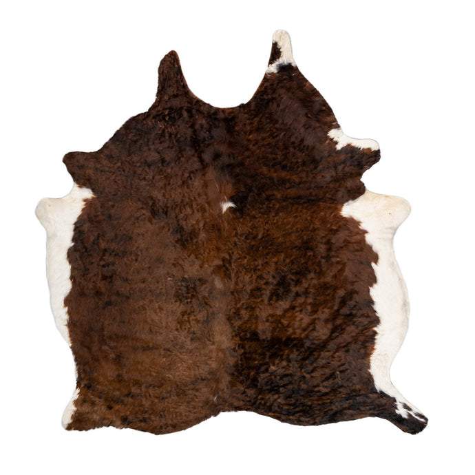 Natural Brazilian Cowhide Rug -  Mocha, Espresso & Ivory