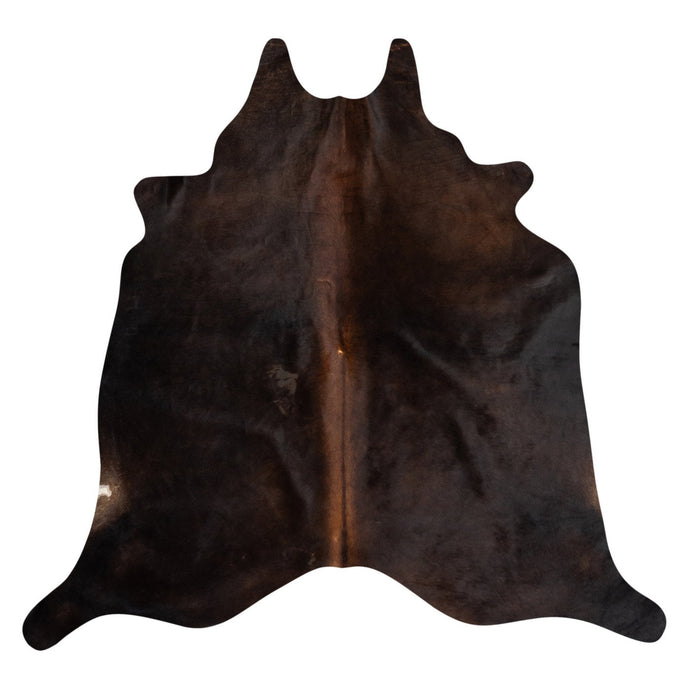 Natural Brazilian Cowhide Rug -  Espresso & Chocolate