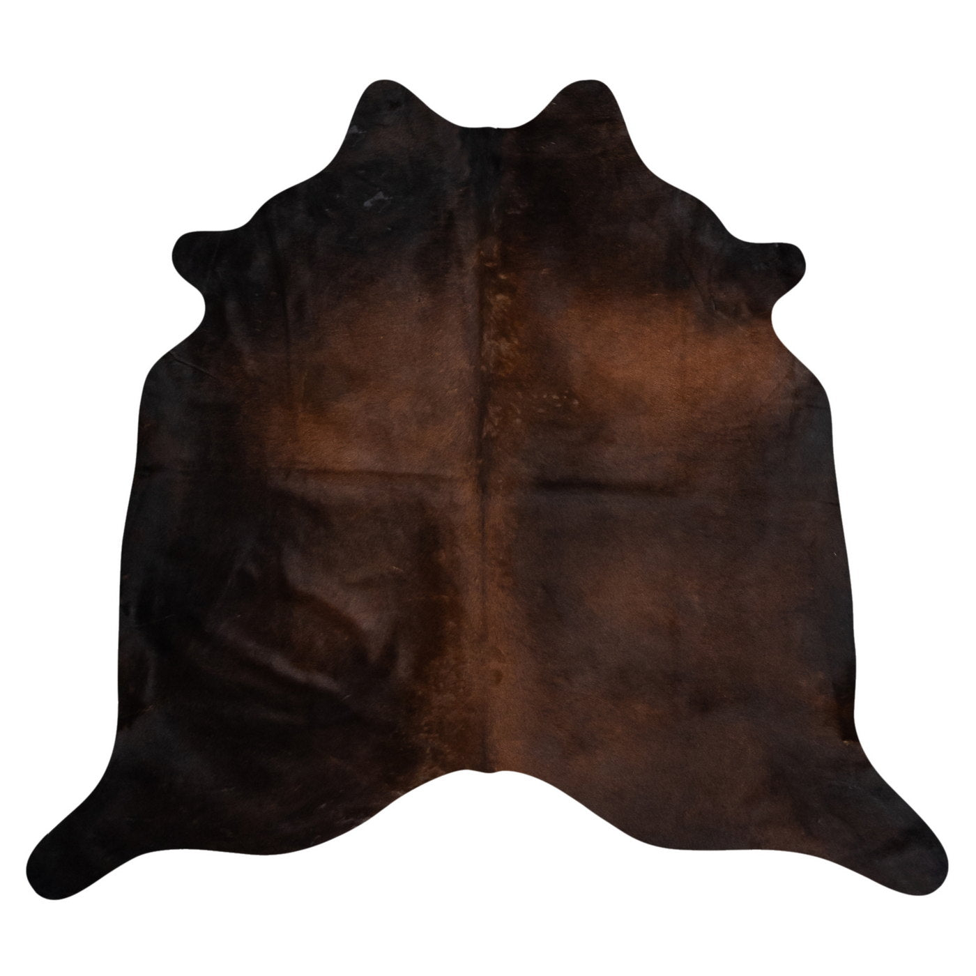 Natural Brazilian Cowhide Rug -  Espresso & Mocha