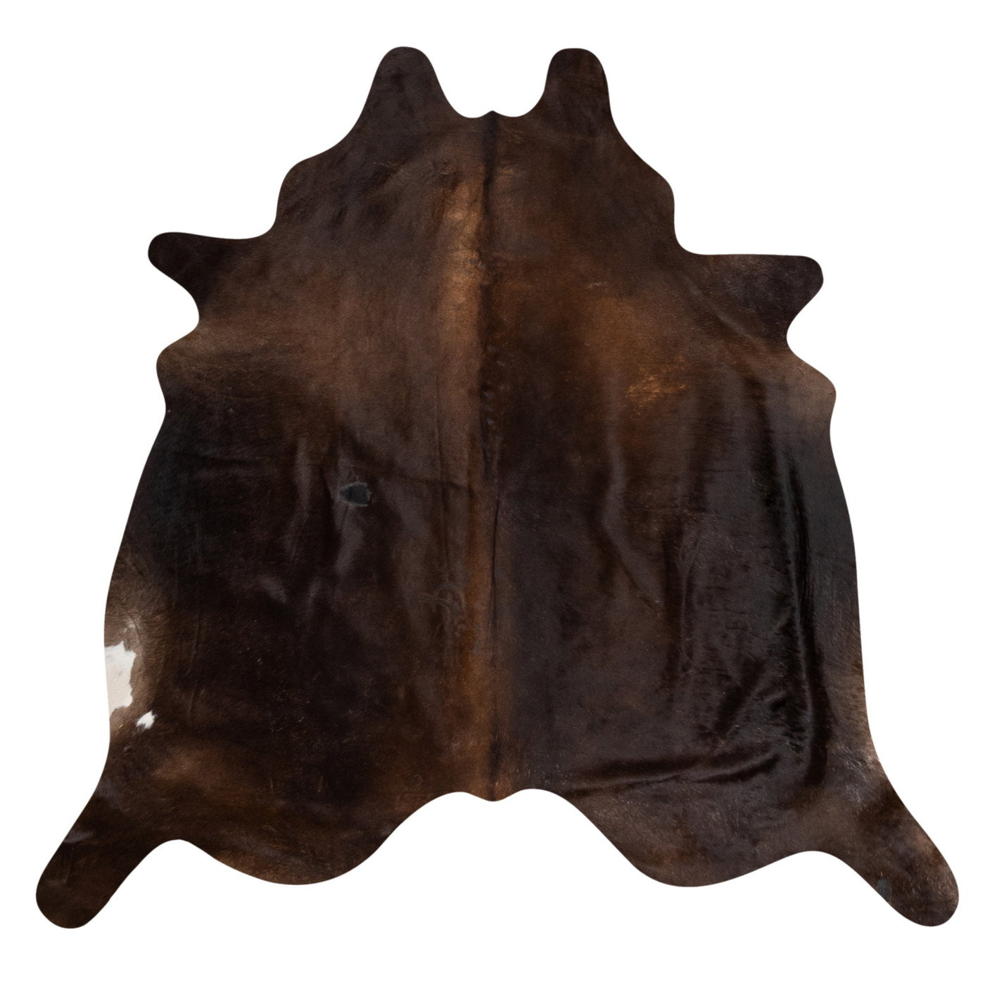 Natural Brazilian Cowhide Rug -  Espresso & Mocha