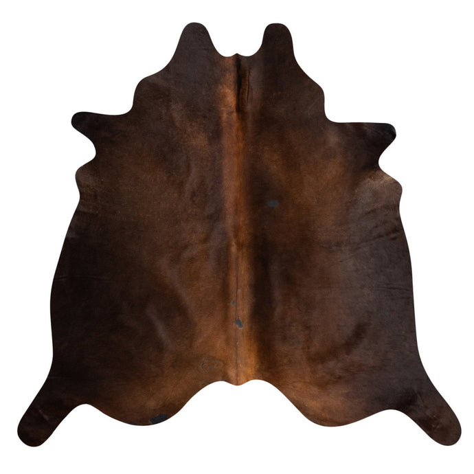 Natural Brazilian Cowhide Rug -  Mocha & Espresso