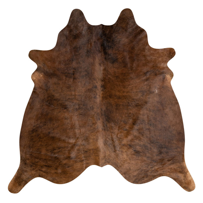 Natural Brazilian Cowhide Rug -  Mocha & Espresso