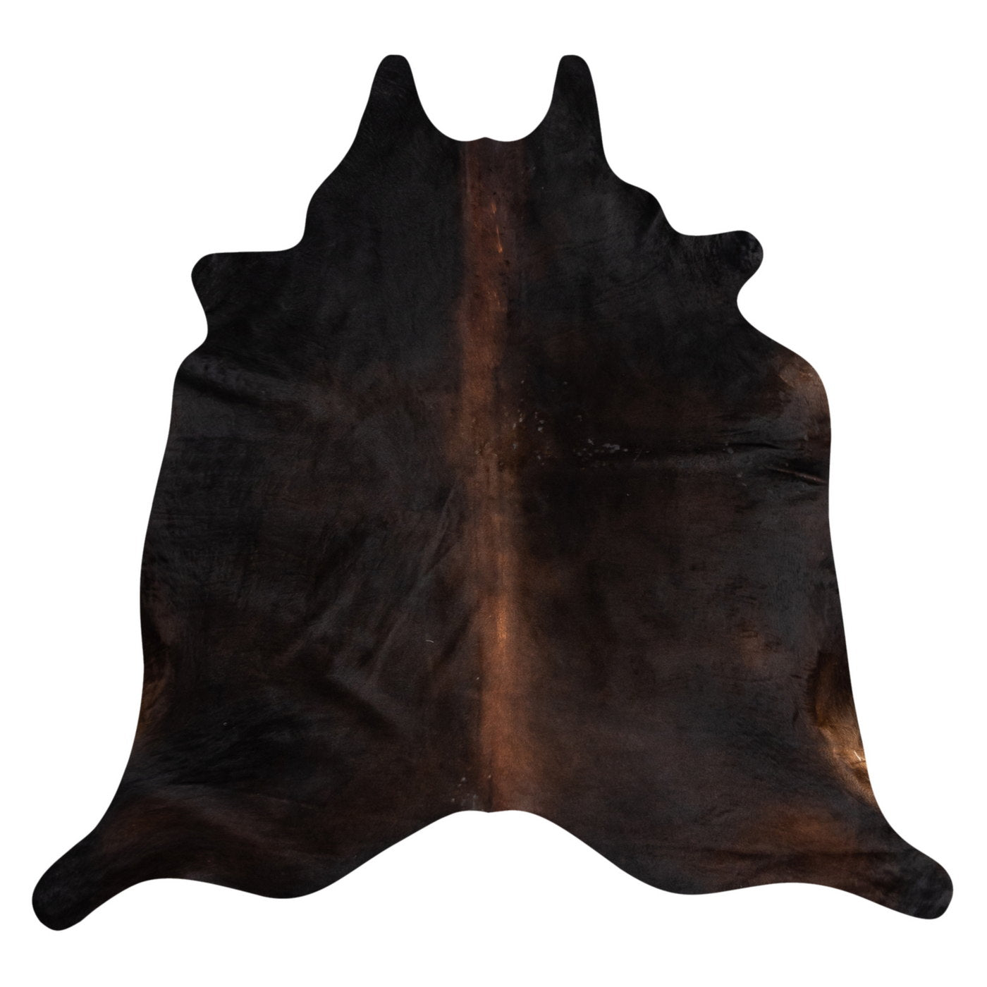 Natural Brazilian Cowhide Rug -  Espresso & Chocolate