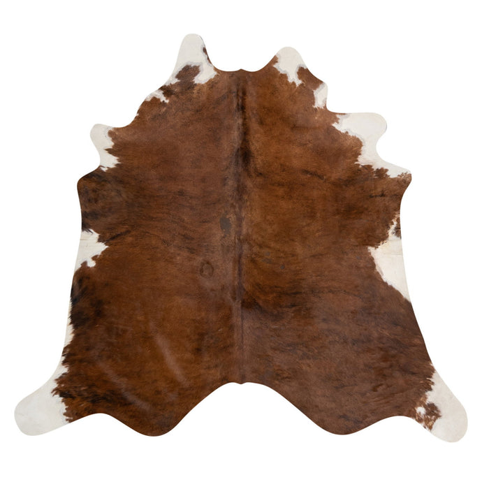 Natural Brazilian Cowhide Rug -  Mocha, Espresso & Ivory