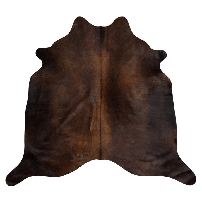 Natural Brazilian Cowhide Rug -  Espresso & Chocolate
