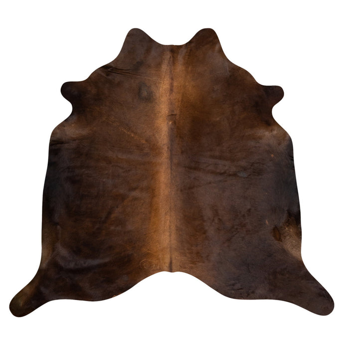 Natural Brazilian Cowhide Rug -  Mocha & Espresso