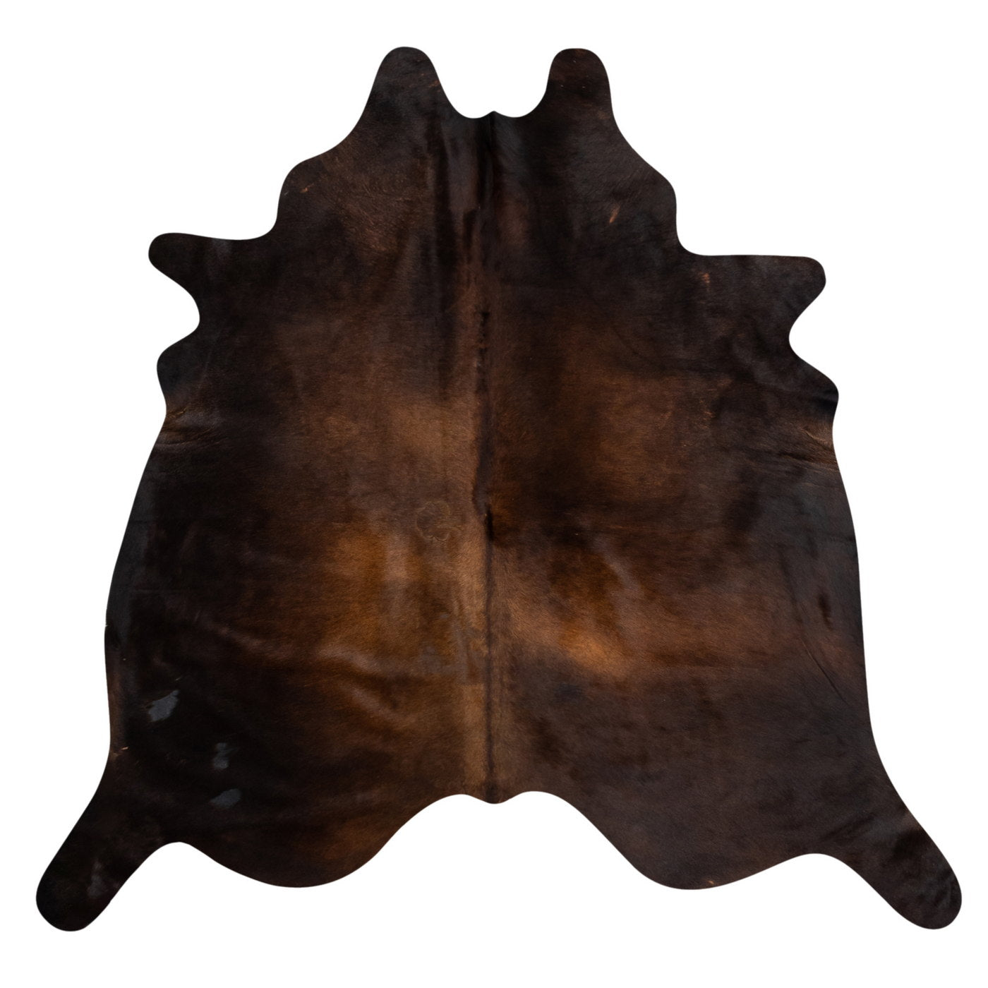 Natural Brazilian Cowhide Rug -  Espresso & Chocolate