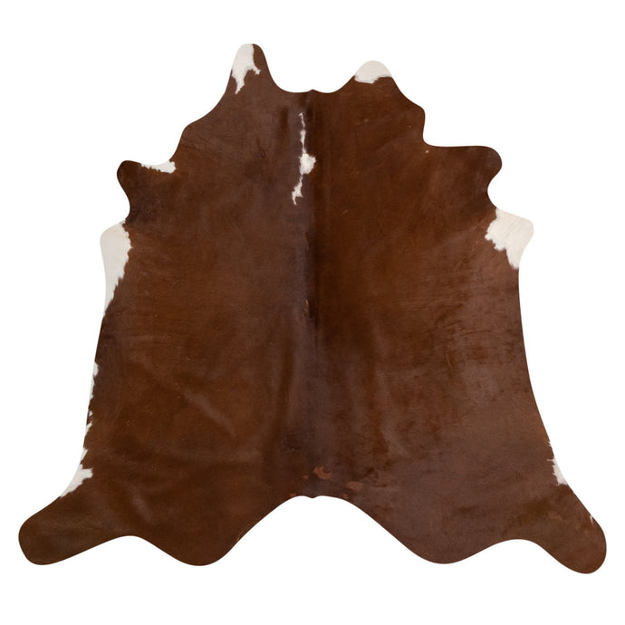 Natural Brazilian Cowhide Rug -  Mocha & Ivory