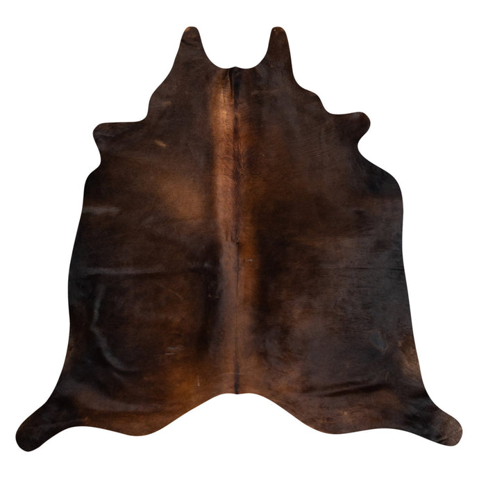 Natural Brazilian Cowhide Rug -  Mocha & Chocolate