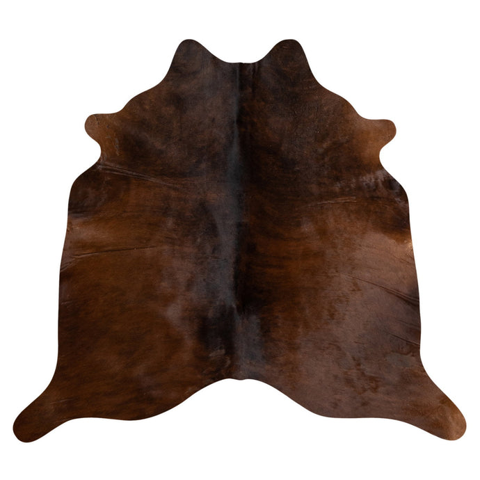 Natural Brazilian Cowhide Rug -  Chocolate & Espresso