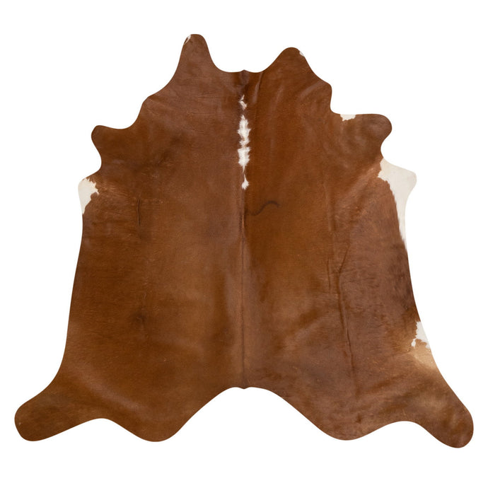 Natural Brazilian Cowhide Rug -  Mocha & Ivory