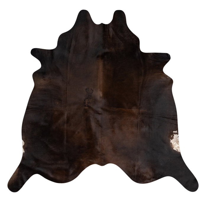 Natural Brazilian Cowhide Rug -  Chocolate & Espresso