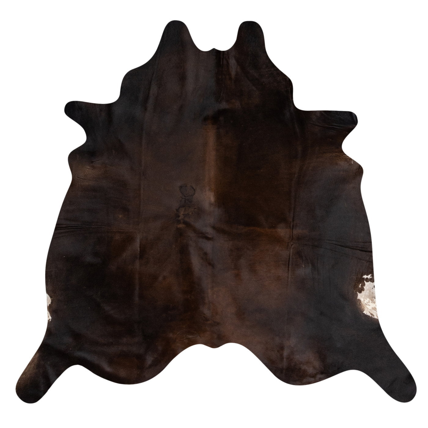 Natural Brazilian Cowhide Rug -  Chocolate & Espresso
