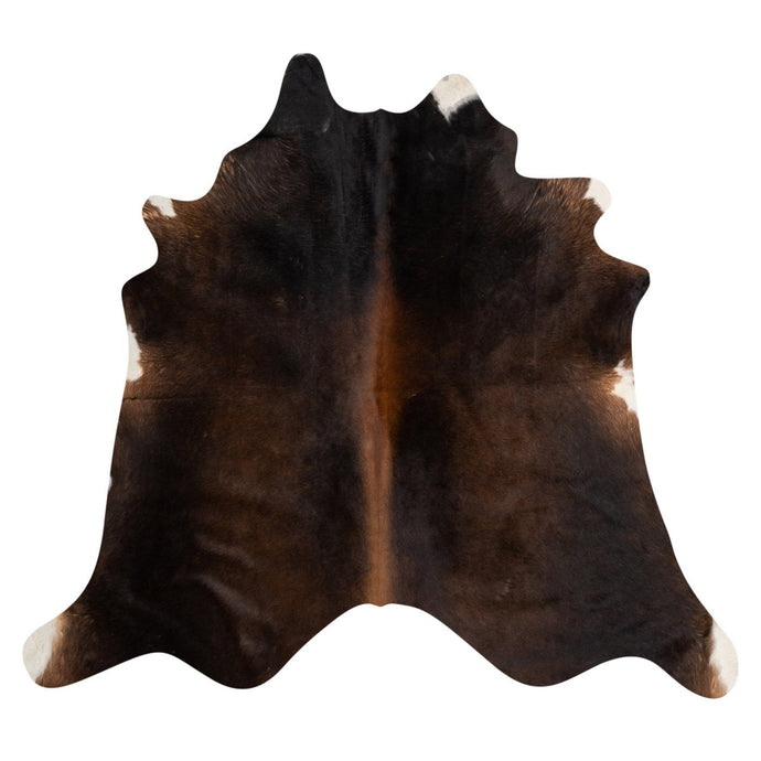 Natural Brazilian Cowhide Rug -  Chocolate & Espresso