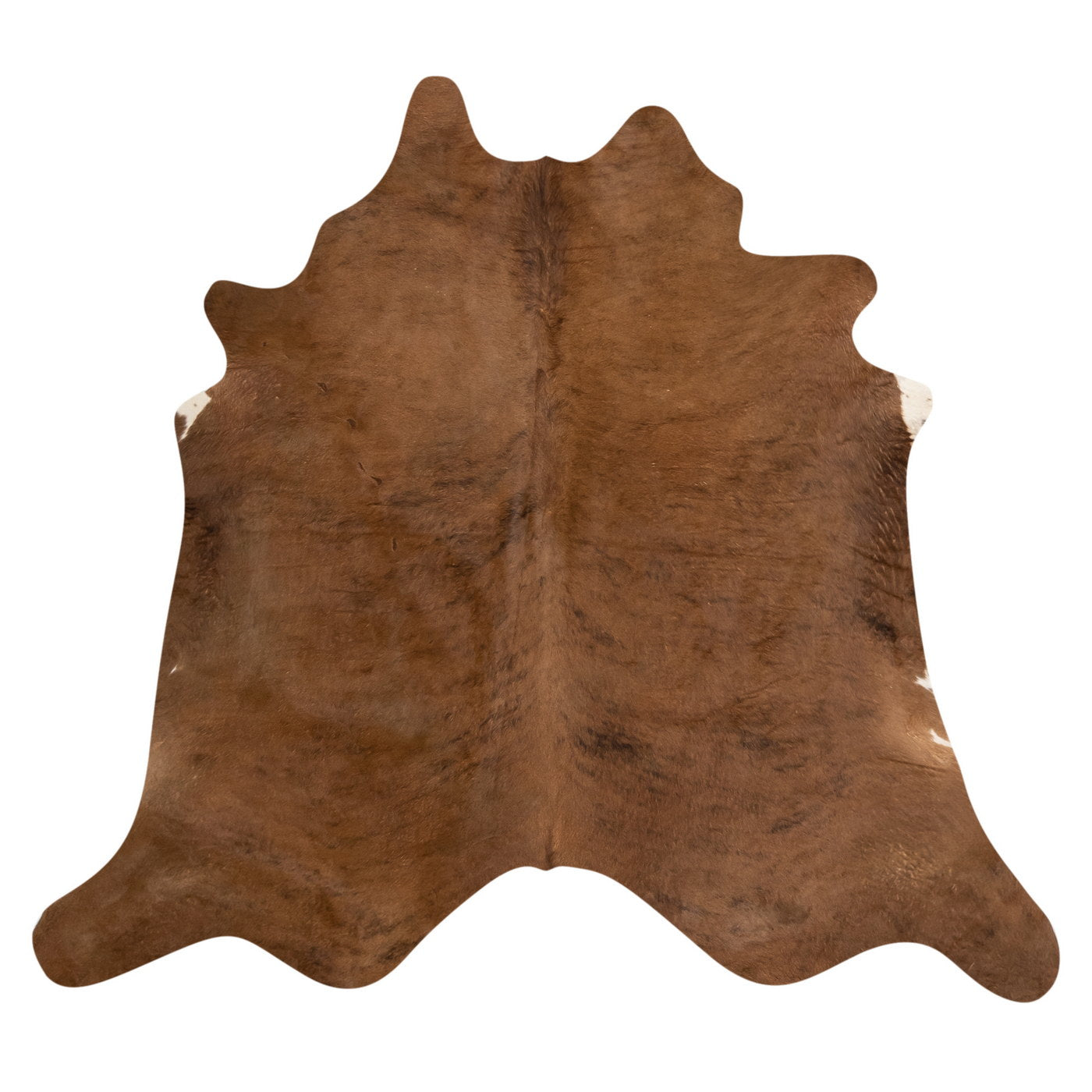 Natural Brazilian Cowhide Rug -  Mocha & Espresso