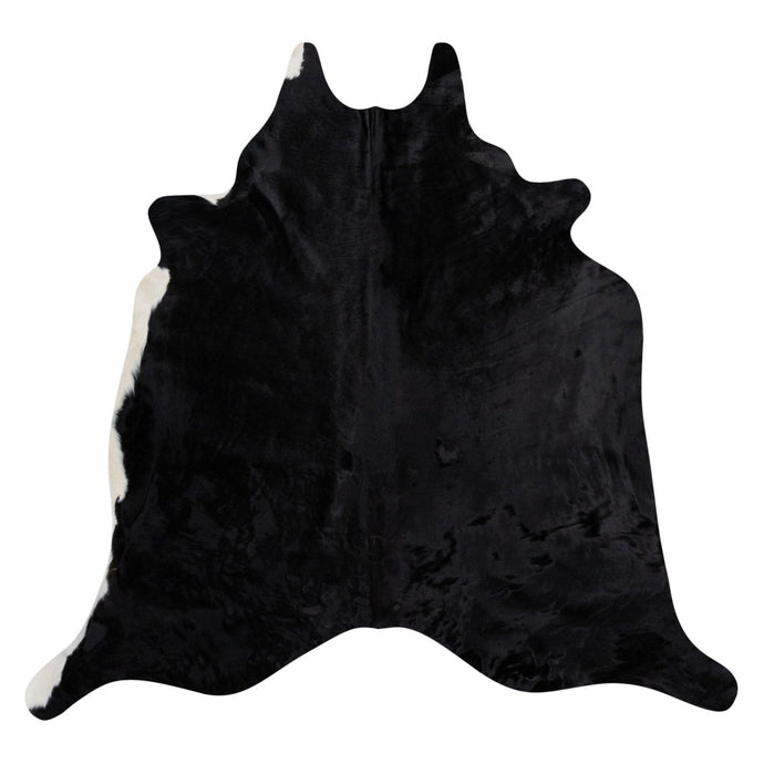 Natural Brazilian Cowhide Rug -  Espresso & Ivory