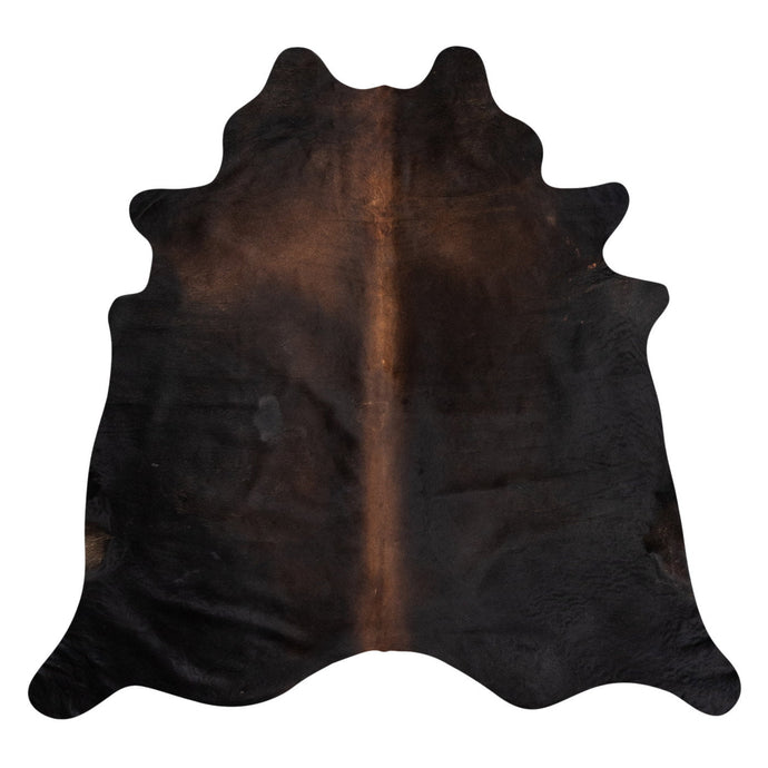 Natural Brazilian Cowhide Rug -  Chocolate & Espresso