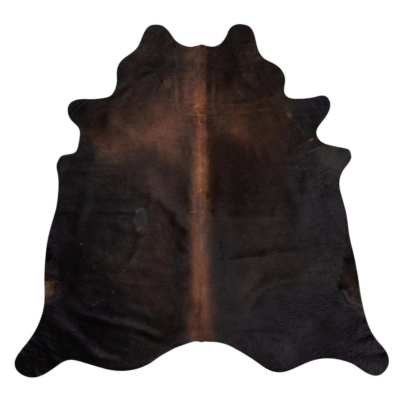 Natural Brazilian Cowhide Rug -  Chocolate & Espresso