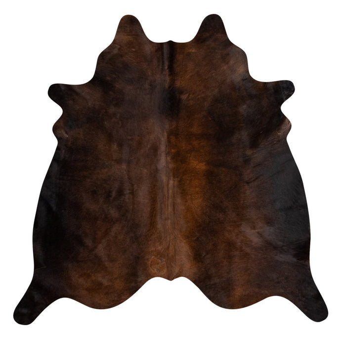 Natural Brazilian Cowhide Rug -  Chocolate & Espresso