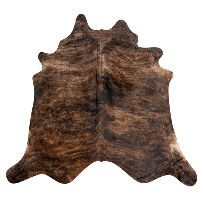 Natural Brazilian Cowhide Rug -  Mocha & Espresso