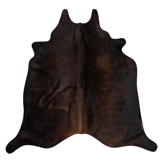 Natural Brazilian Cowhide Rug -  Espresso