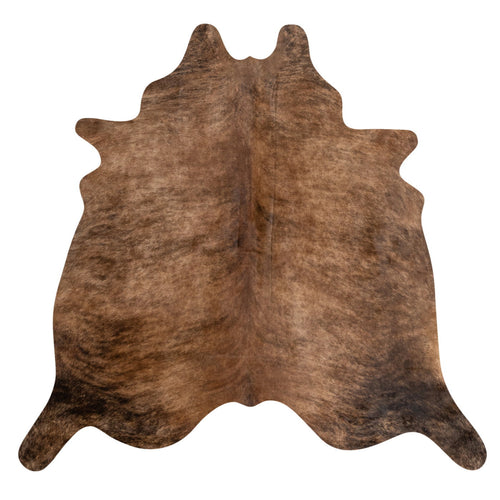 Natural Brazilian Cowhide Rug -  Mocha & Espresso