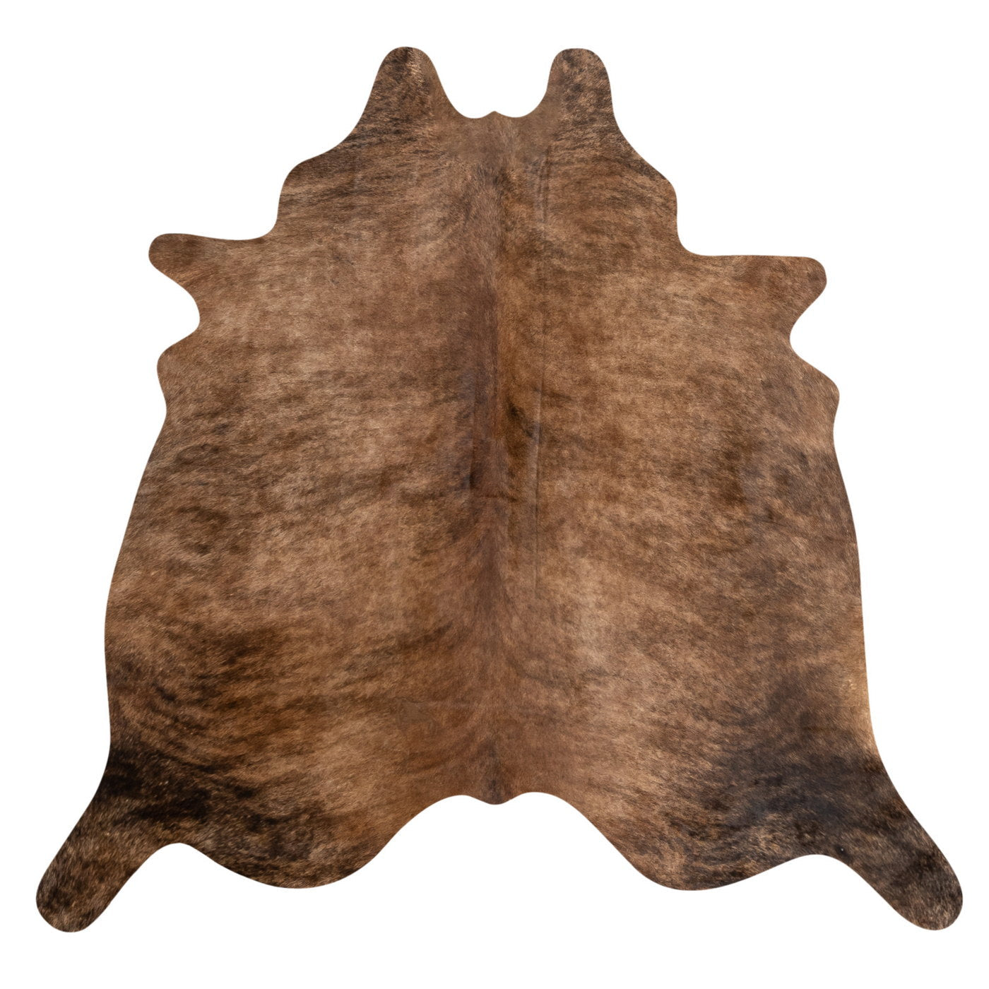 Natural Brazilian Cowhide Rug -  Mocha & Espresso