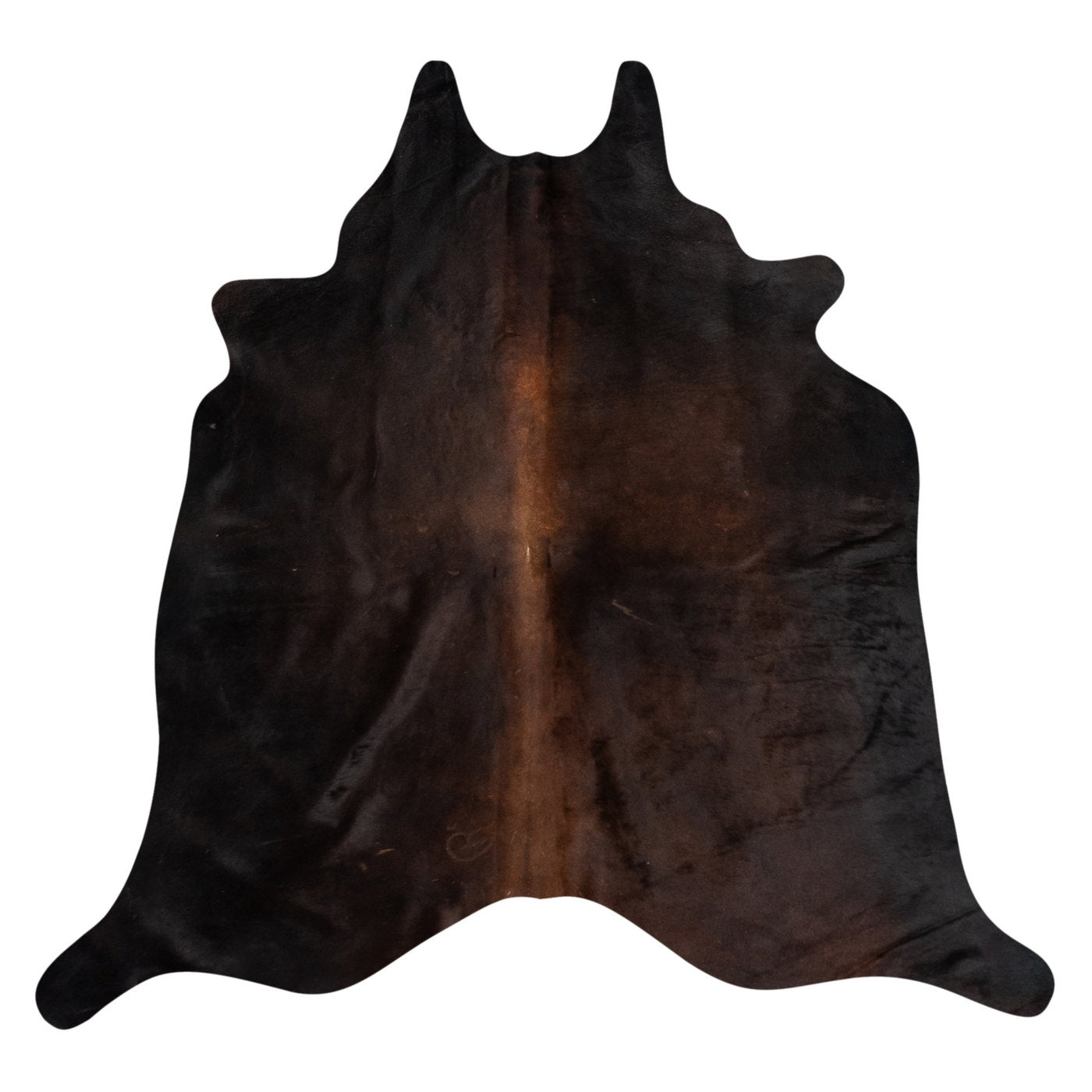 Natural Brazilian Cowhide Rug -  Espresso & Mocha