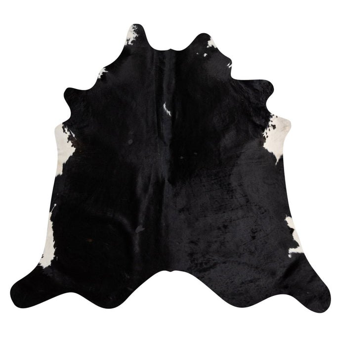 Natural Brazilian Cowhide Rug -  Espresso & Ivory