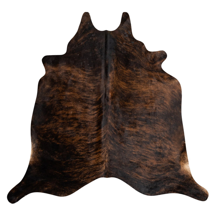 Natural Brazilian Cowhide Rug -  Chocolate & Espresso